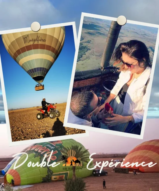 Montgolfière au lever du soleil & 2H d’aventure en quad
